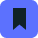 Pictogram of a bookmark