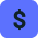 Pictogram of dollar symbol