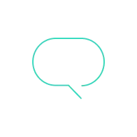 Icon of a speech bubble